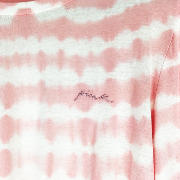 Pink Victoria’s Secret Girlfriend Tie Dye Tee - Picture 8 of 9